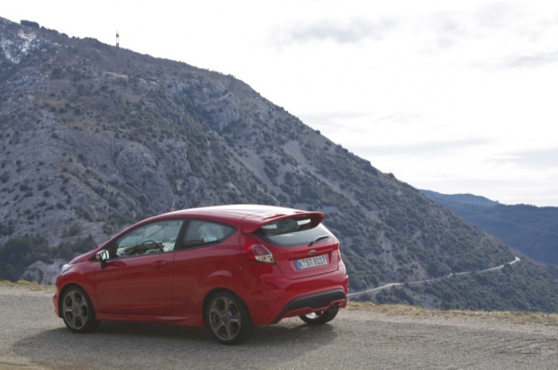 Ford Fiesta ST red rear