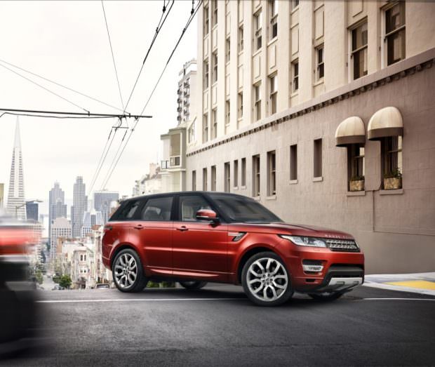 New Range Rover Sport city