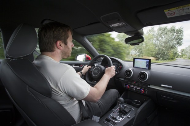 Audi A3 Saloon driving