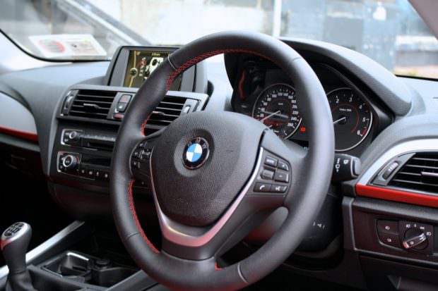 BMW steering wheel