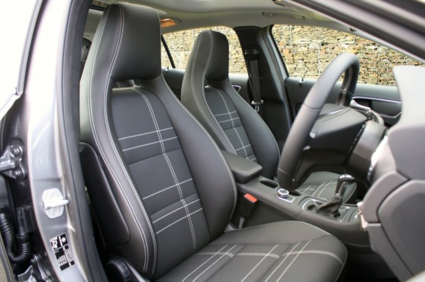 Mercedes GLA front seats