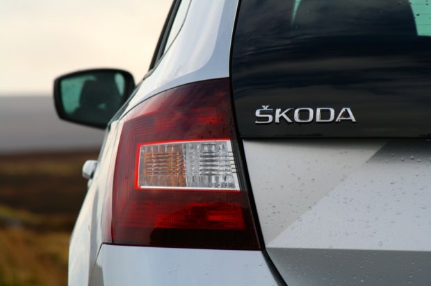 Skoda Rapid Spaceback rear light