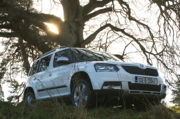 Skoda Yeti front quarter