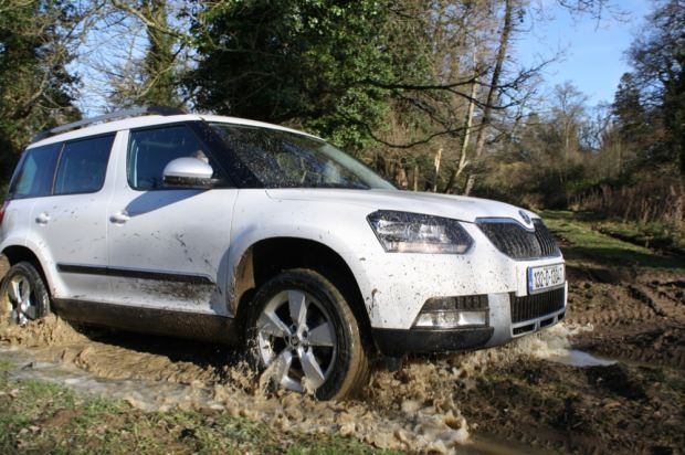 Skoda Yeti mud