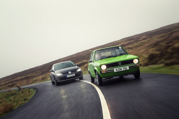 Volkswagen Golf at 40 driving