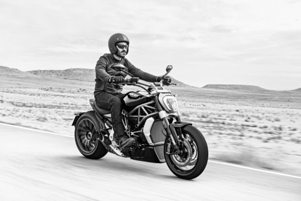 Ducati XDiavel riding