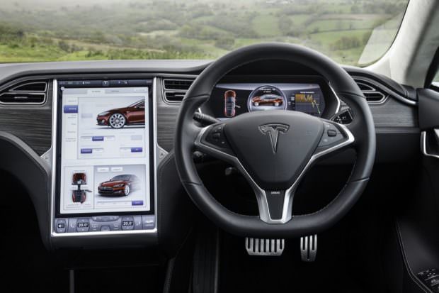 Tesla Model S interior