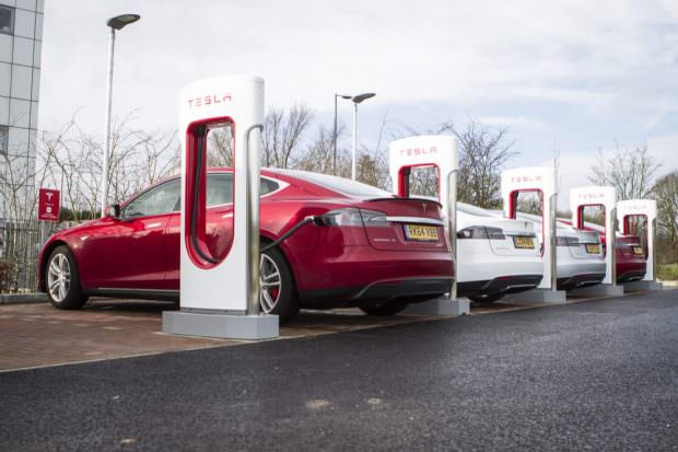 Tesla supercharger