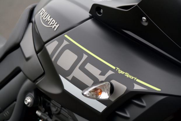 Triumph tiger sport 1050 badge design