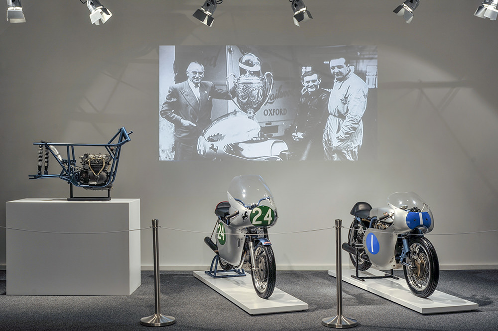 Ducati display at Hailwood exhibition