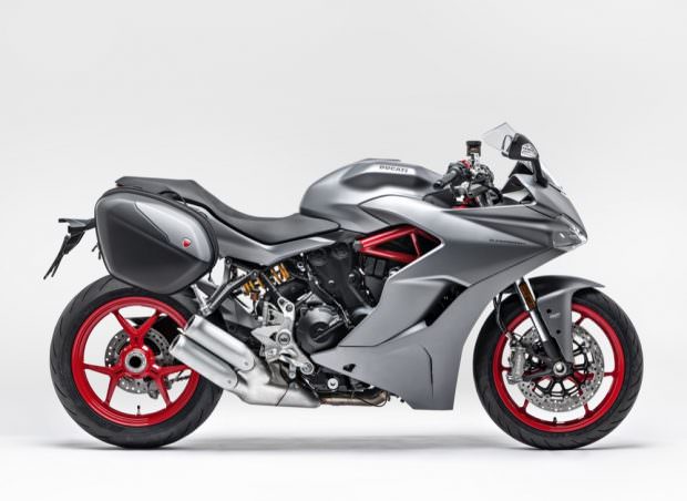 Ducati Supersport side with panniers