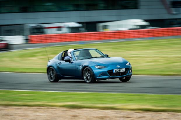 Mazda MX-5 RF Sport cornering