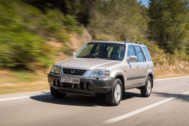 Honda CR-V driving