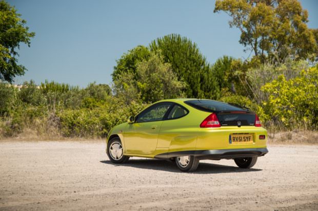 Honda Insight rear parked