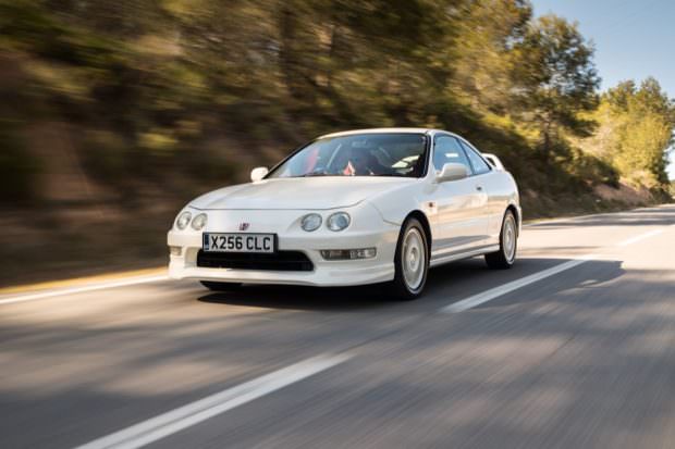 Honda Integra driving