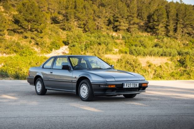 Honda Prelude parked