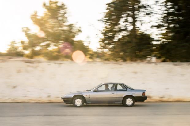 Honda Prelude driving