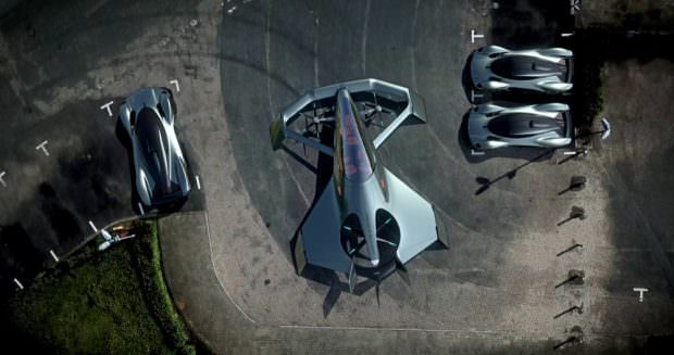 Aston Martin Volante Vision Concept from above