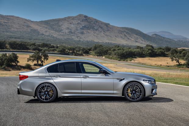 BMW M5 Competition side profile