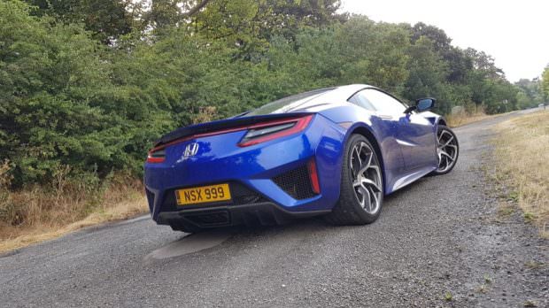 Blue Honda NSX