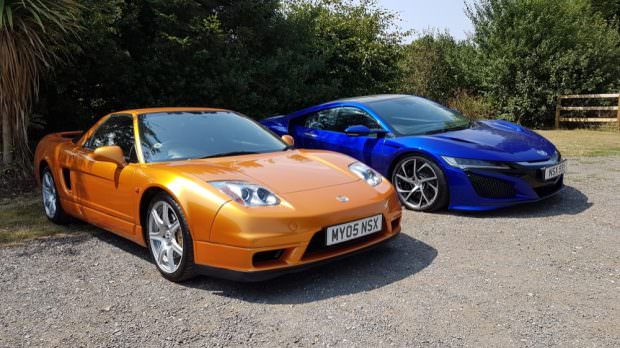 Honda NSX new and old