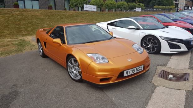 First generation Honda NSX orange