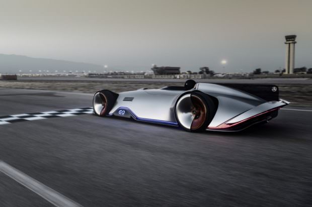 Mercedes-Benz Vision EQ Silver Arrow rear view