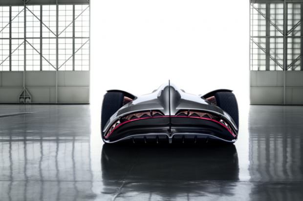 Mercedes-Benz Vision EQ Silver Arrow back end