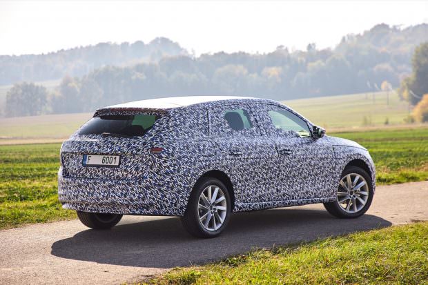 Skoda Scala rear quarter