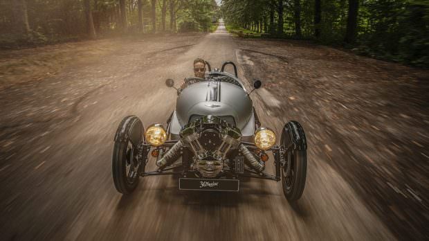 Morgan three wheeler front