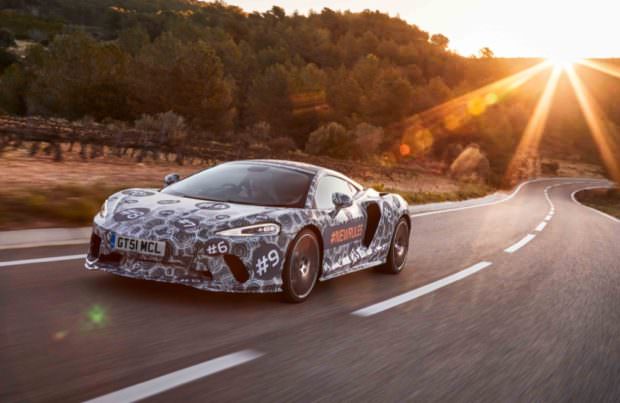 McLaren GT driving