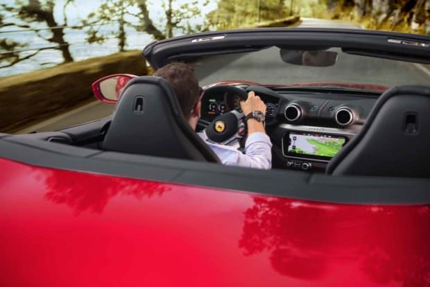Ferrari Portofino interior