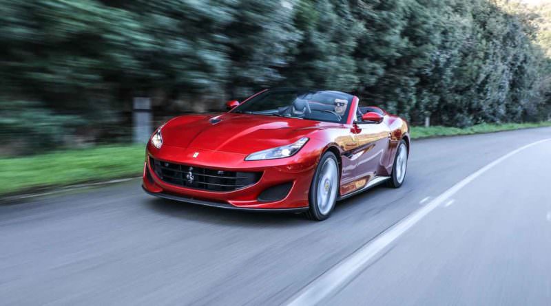 Ferrari Portofino driving