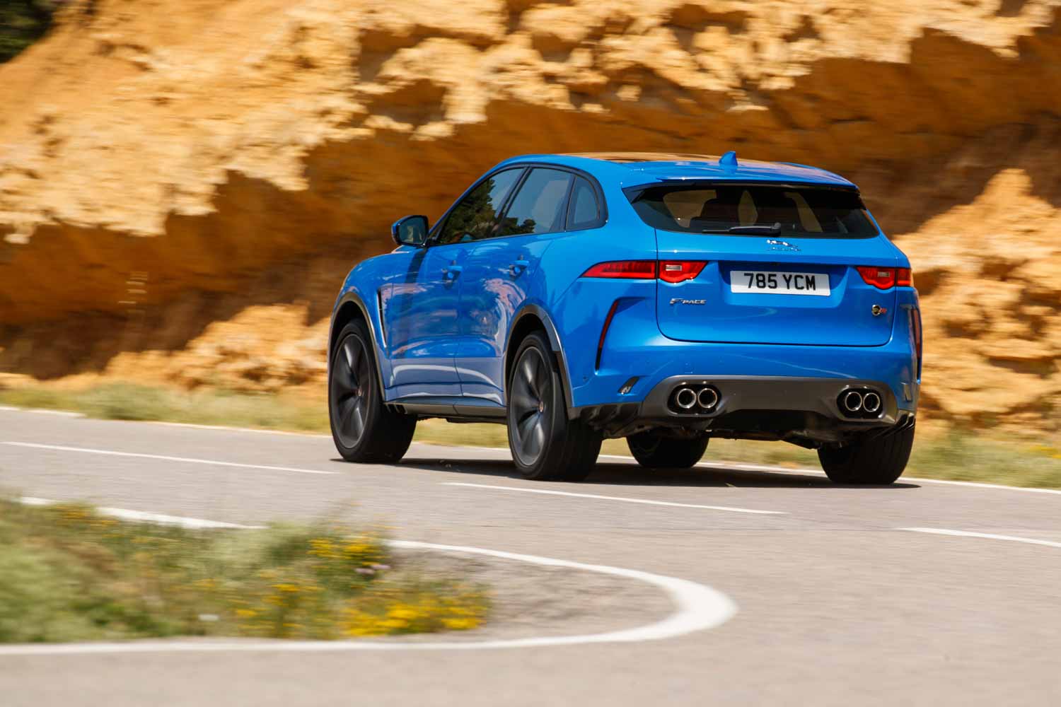 Jaguar F-Pace SVR rear