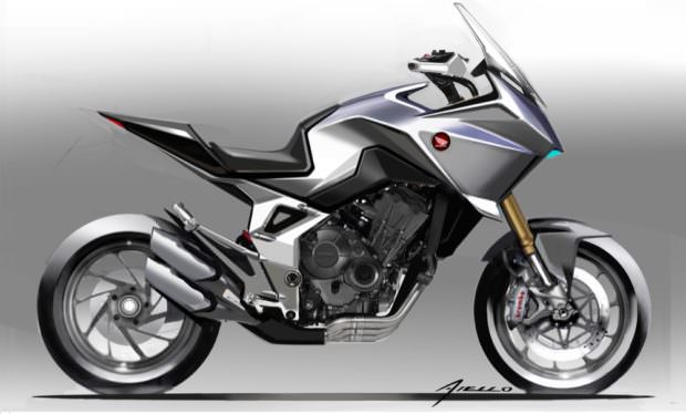 Honda CB4X Concept sketch