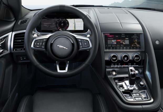 Jaguar F-Type steering wheel
