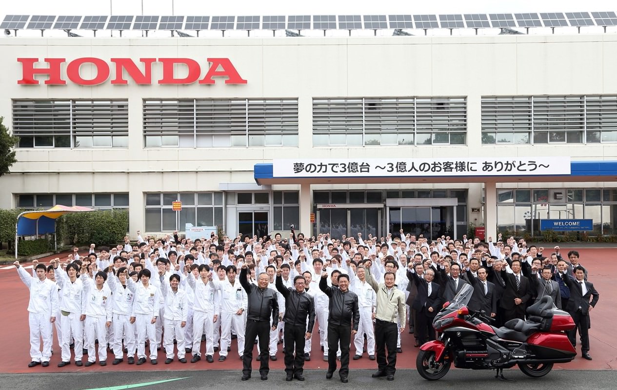Honda production celebration