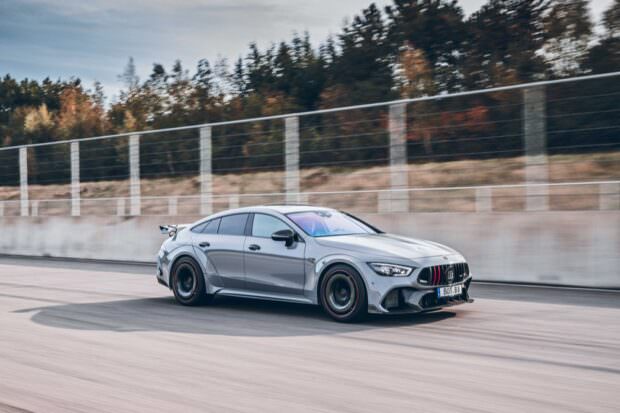 Brabus turned the already wild AMG GT sedan into a 900-hp Rocket