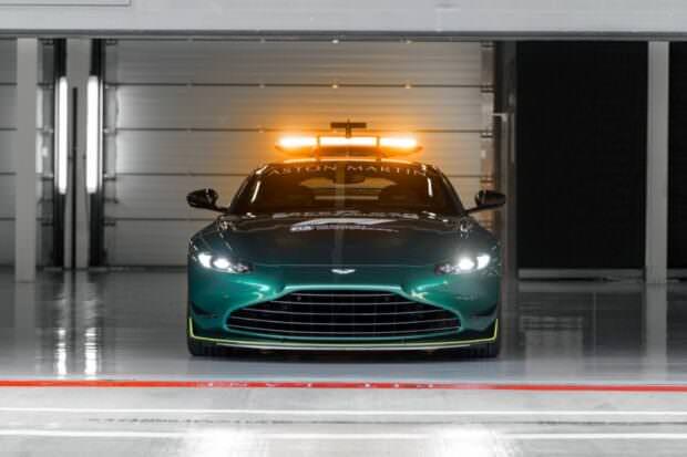 Aston Martin Safety Car front