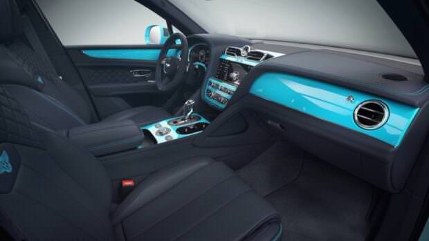 Mulliner Personal Commissioning Guide teal interior