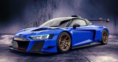 Audi R8 LMS GT2 Nogaro blue
