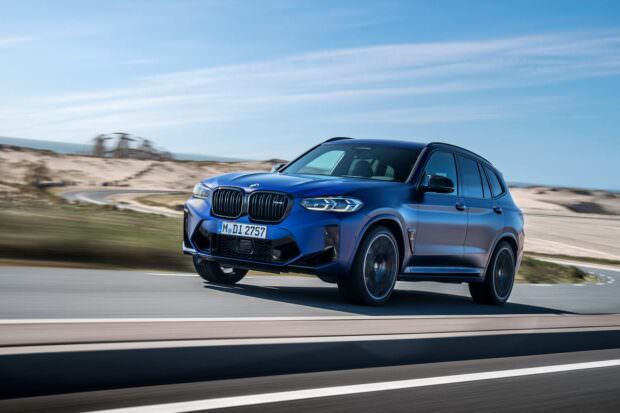 BMW X3 M Competition driving