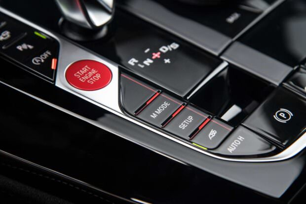 BMW X3 M Competition controls