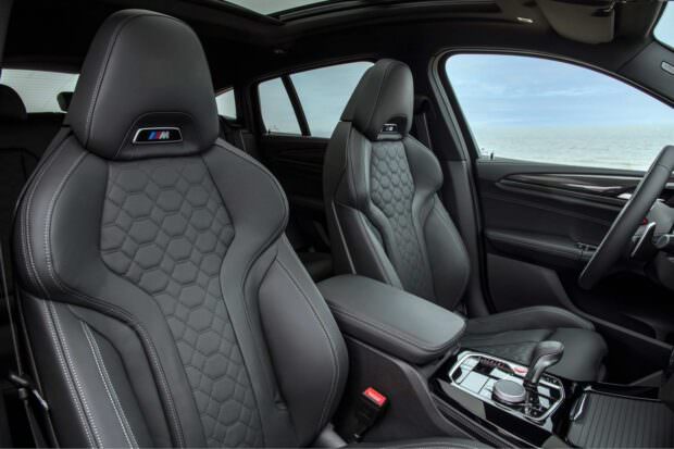 BMW X4 M Competition seats