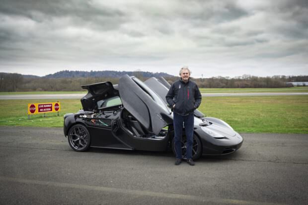 Gordon Murray drives the T.50 prototype