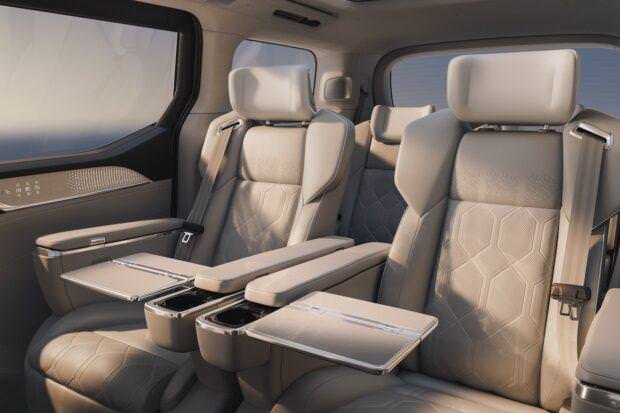 Volvo EM90 rear seats
